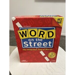 Word on the Street Board Game Out of the Box Complete Mensa Select